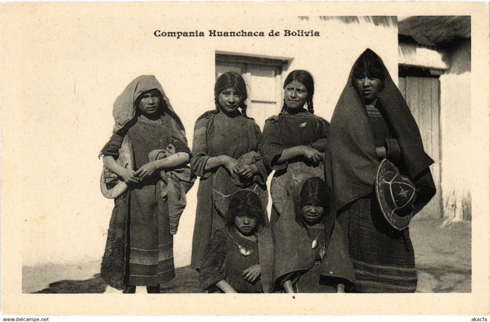 PC BOLIVIA, COMPANIA HUANCHACA DE BOLIVIA, Vintage Postcard (b60474)
