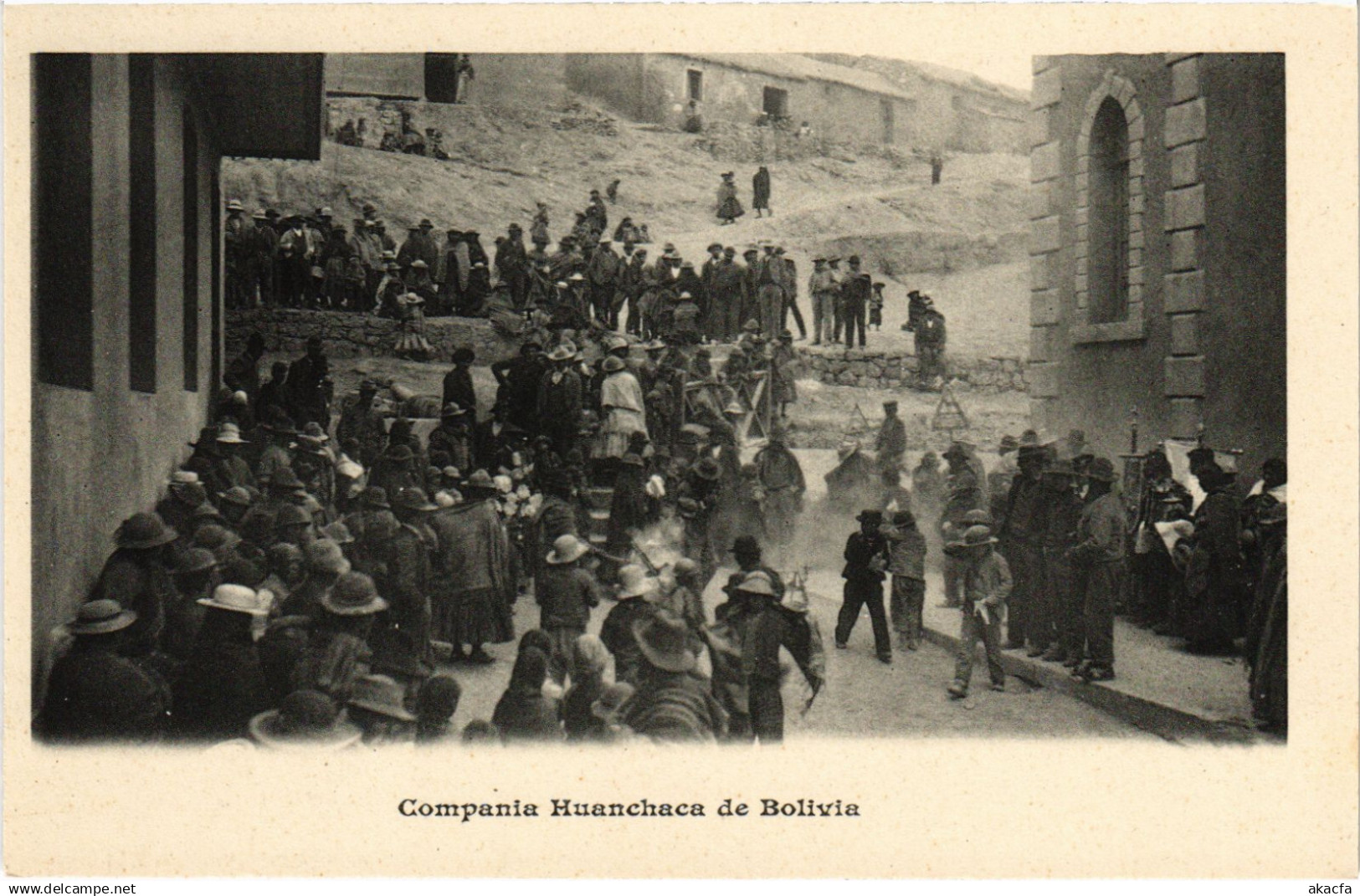 PC BOLIVIA, COMPANIA HUANCHACA DE BOLIVIA, Vintage Postcard (b60475)