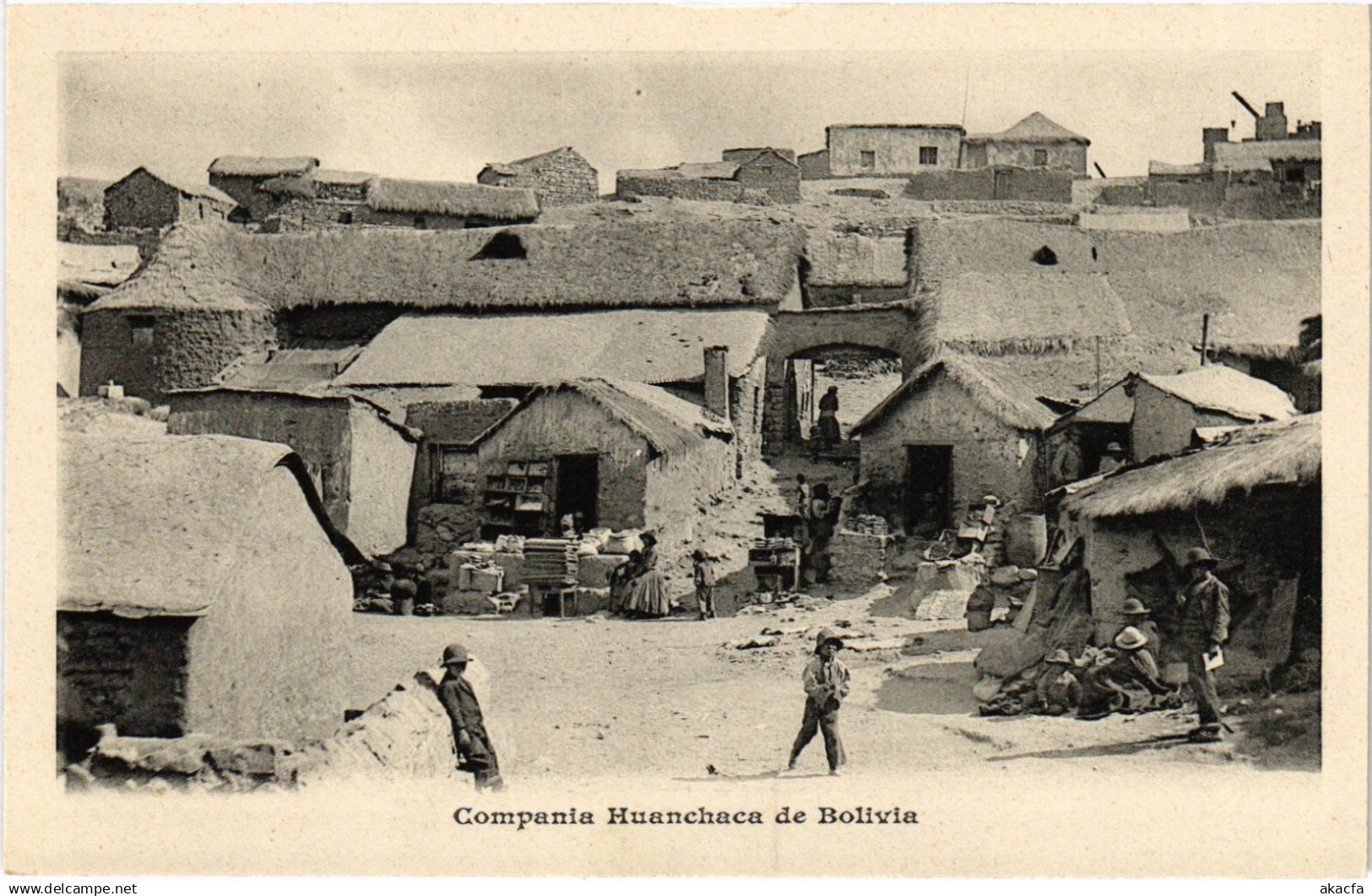 PC BOLIVIA, COMPANIA HUANCHACA DE BOLIVIA, Vintage Postcard (b60483)