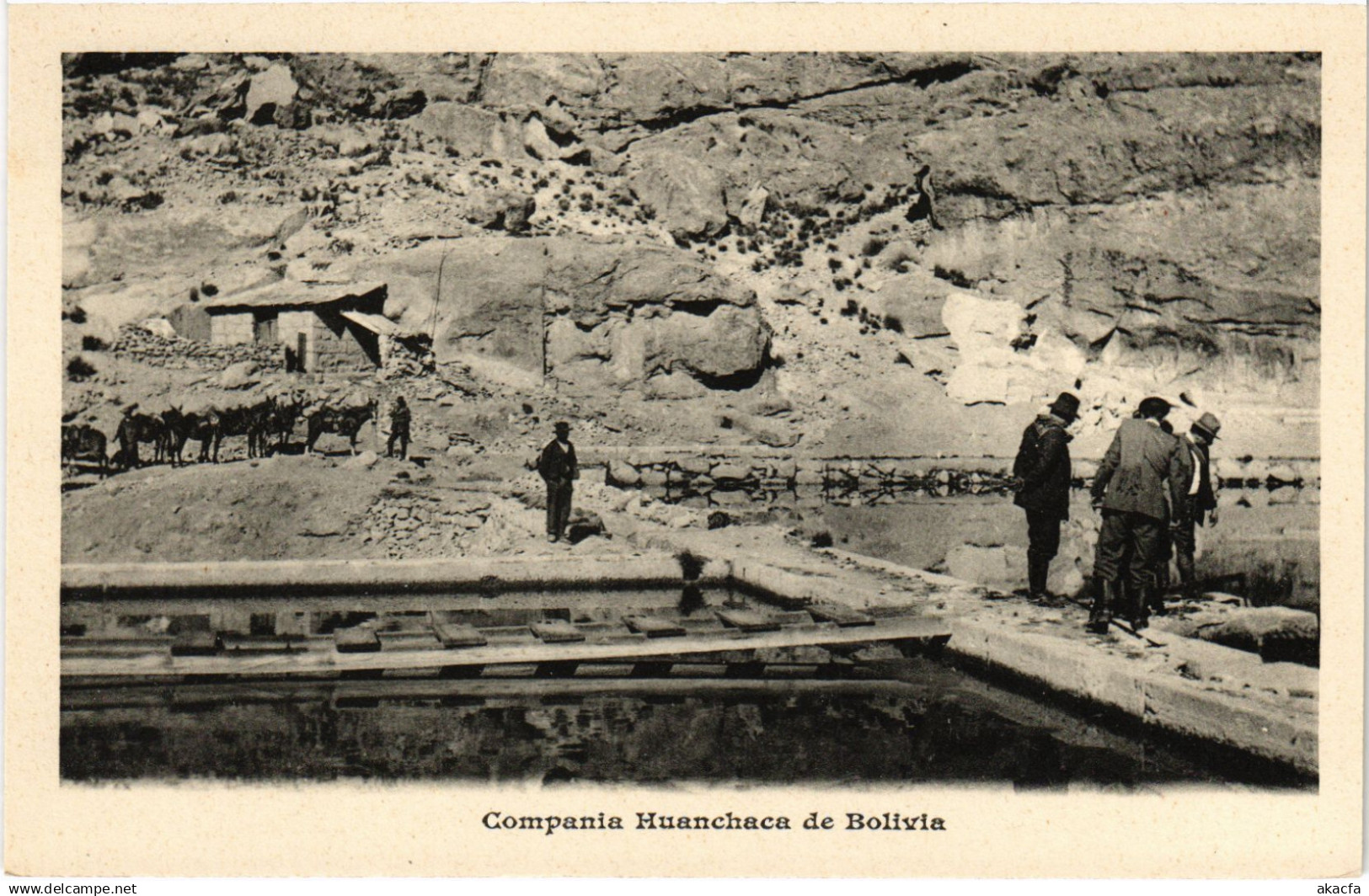 PC BOLIVIA, COMPANIA HUANCHACA DE BOLIVIA, Vintage Postcard (b60484)