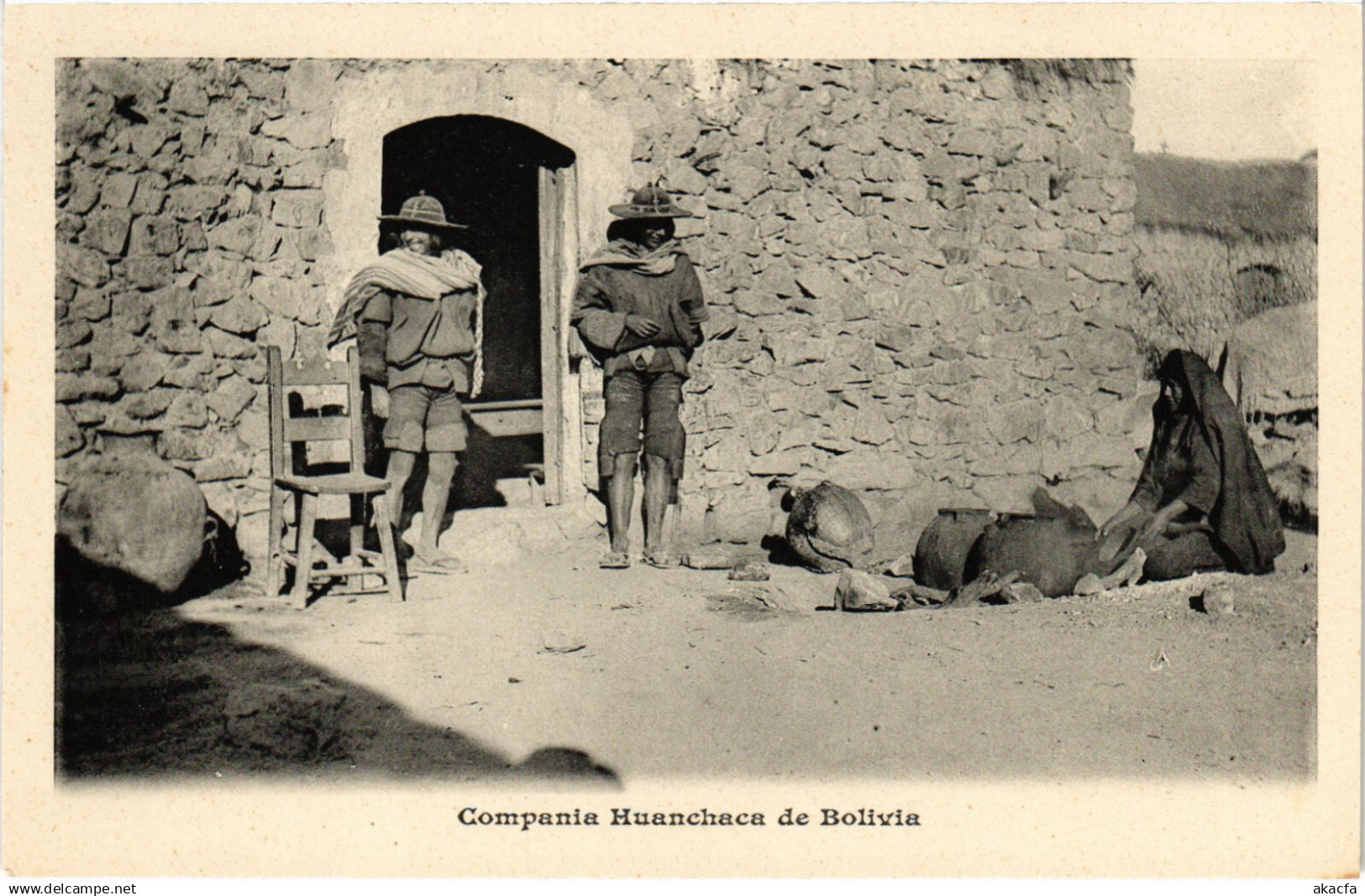 PC BOLIVIA, COMPANIA HUANCHACA DE BOLIVIA, Vintage Postcard (b60497)