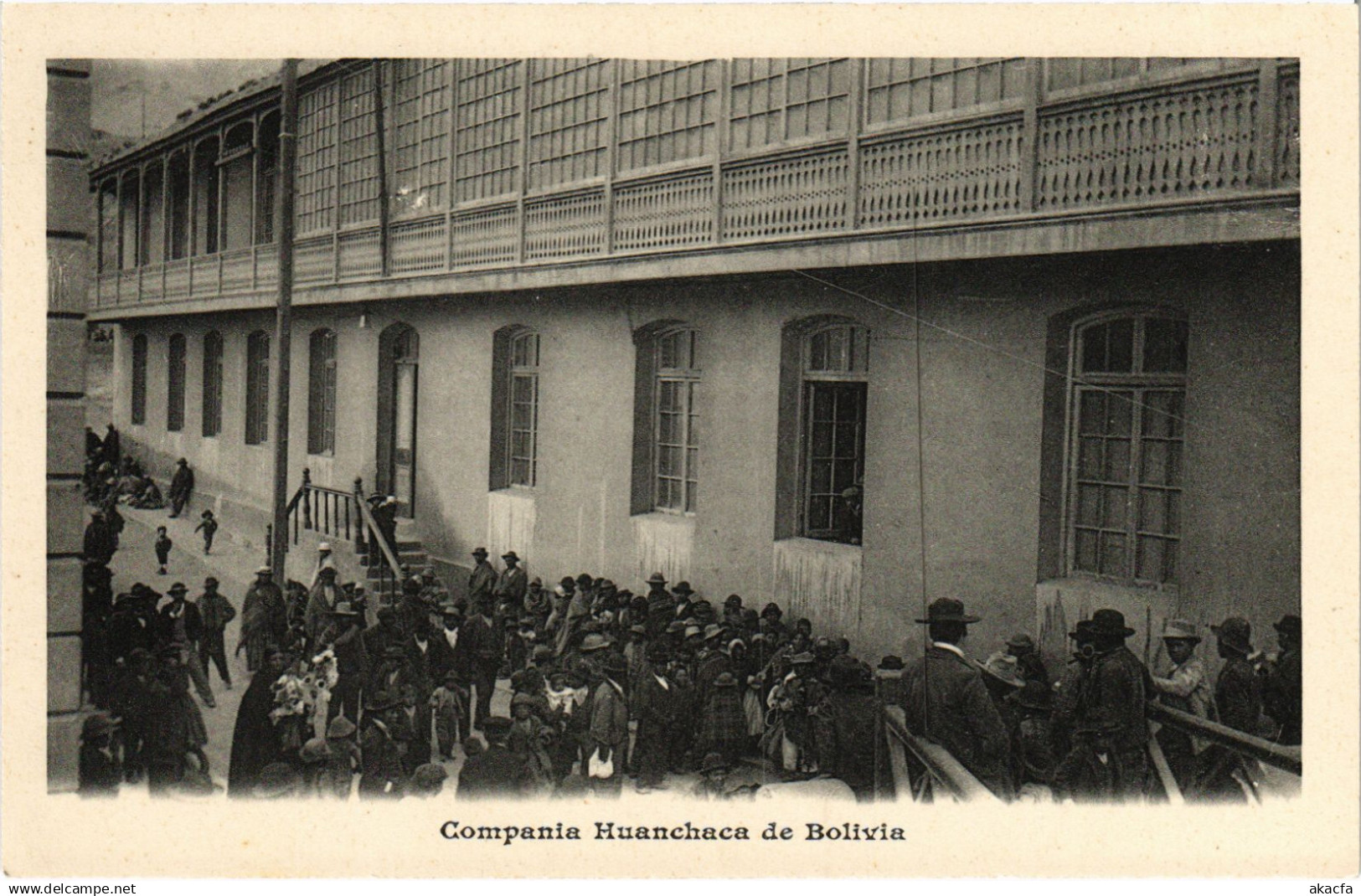 PC BOLIVIA, COMPANIA HUANCHACA DE BOLIVIA, Vintage Postcard (b60503)