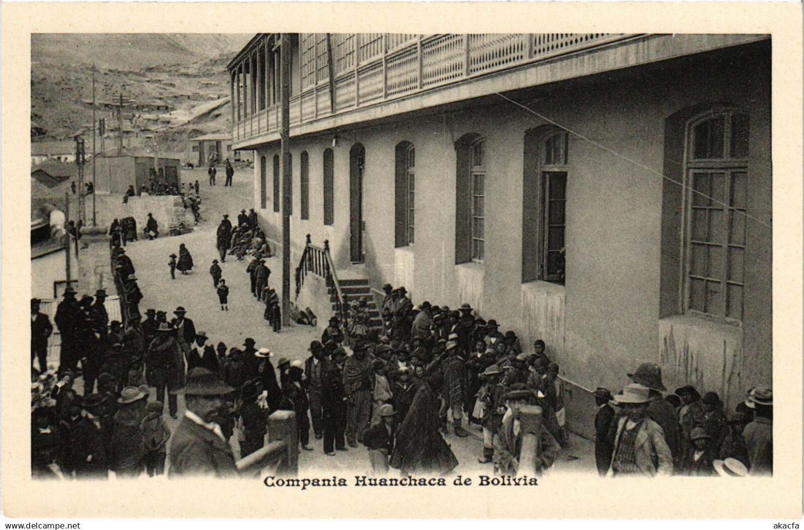 PC BOLIVIA, COMPANIA HUANCHACA DE BOLIVIA, Vintage Postcard (b60504)