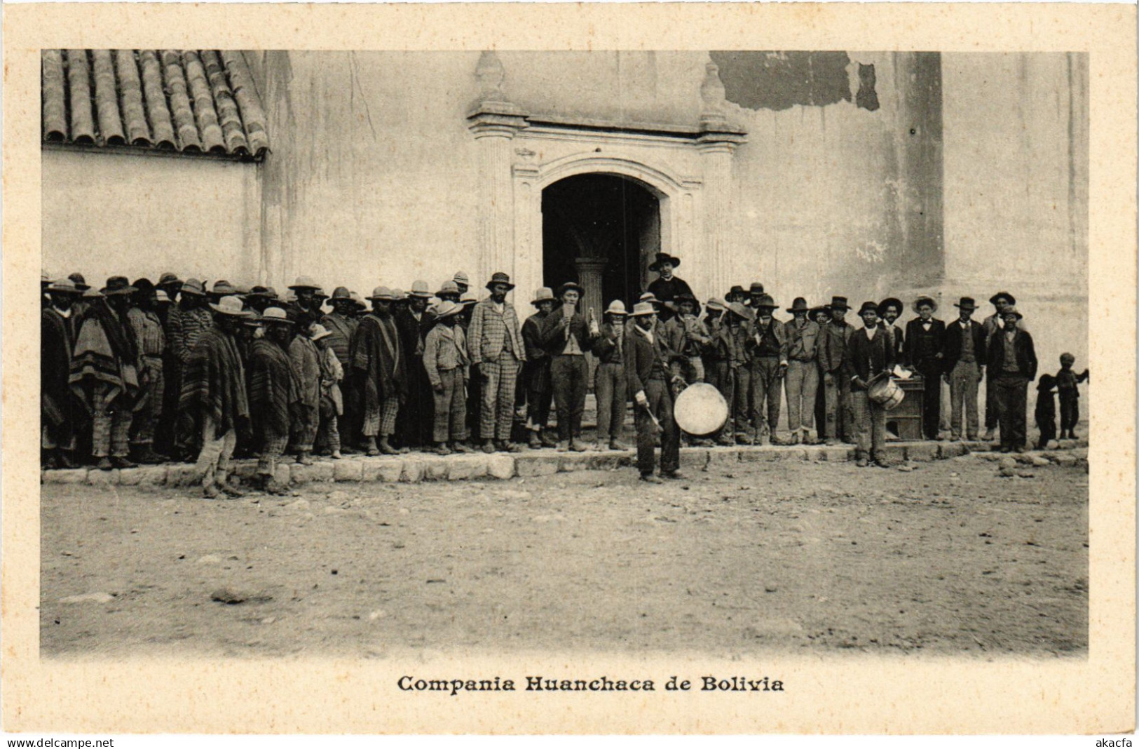 PC BOLIVIA, COMPANIA HUANCHACA DE BOLIVIA, Vintage Postcard (b60507)