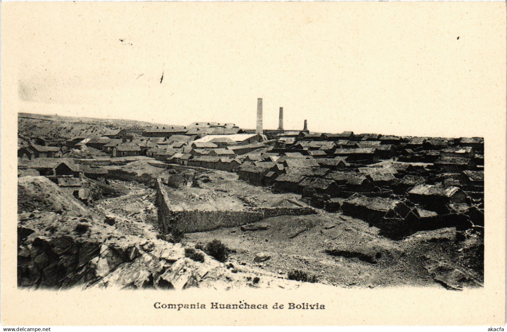 PC BOLIVIA, COMPANIA HUANCHACA DE BOLIVIA, Vintage Postcard (b60518)