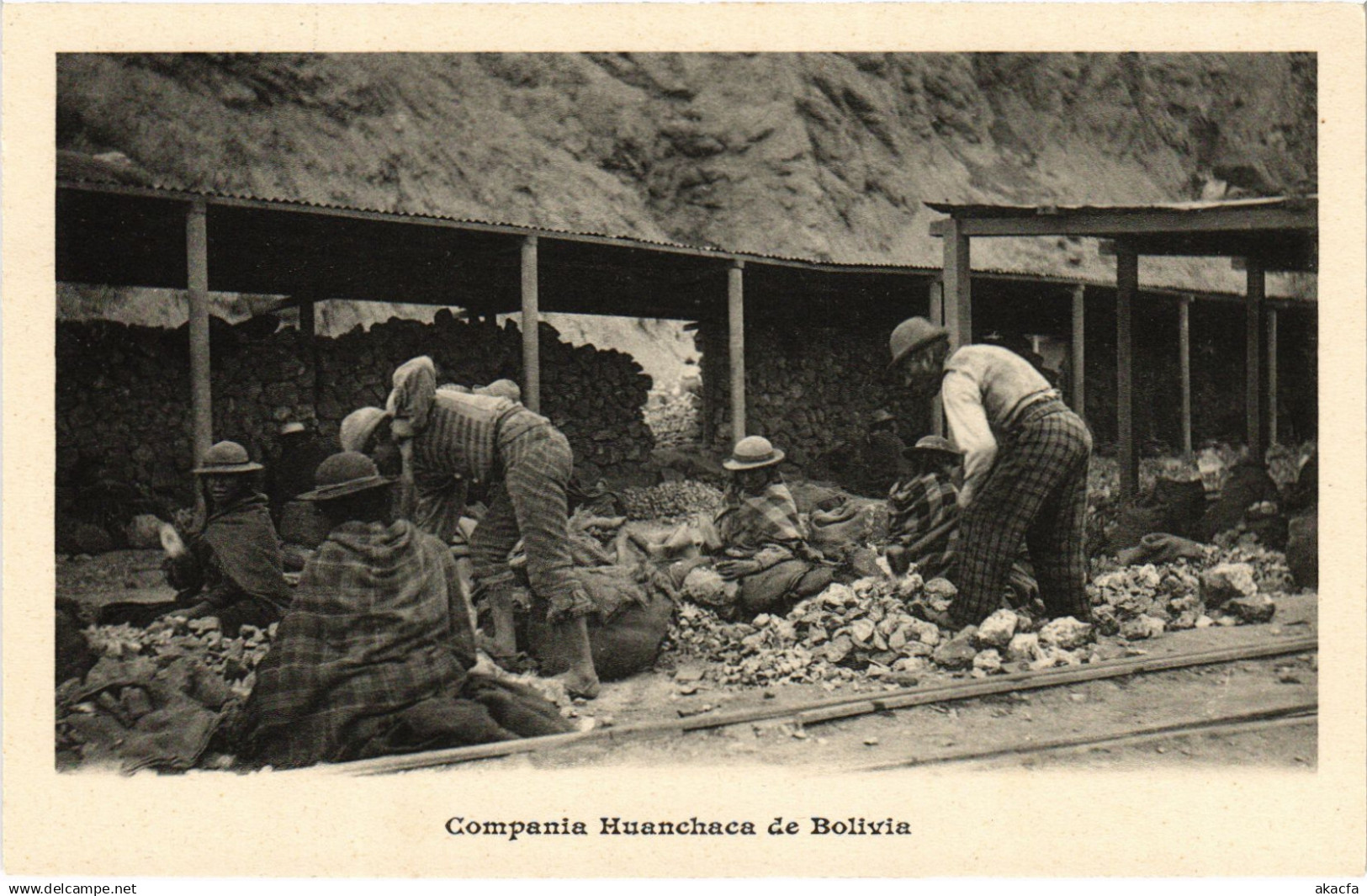 PC BOLIVIA, COMPANIA HUANCHACA DE BOLIVIA, Vintage Postcard (b60524)