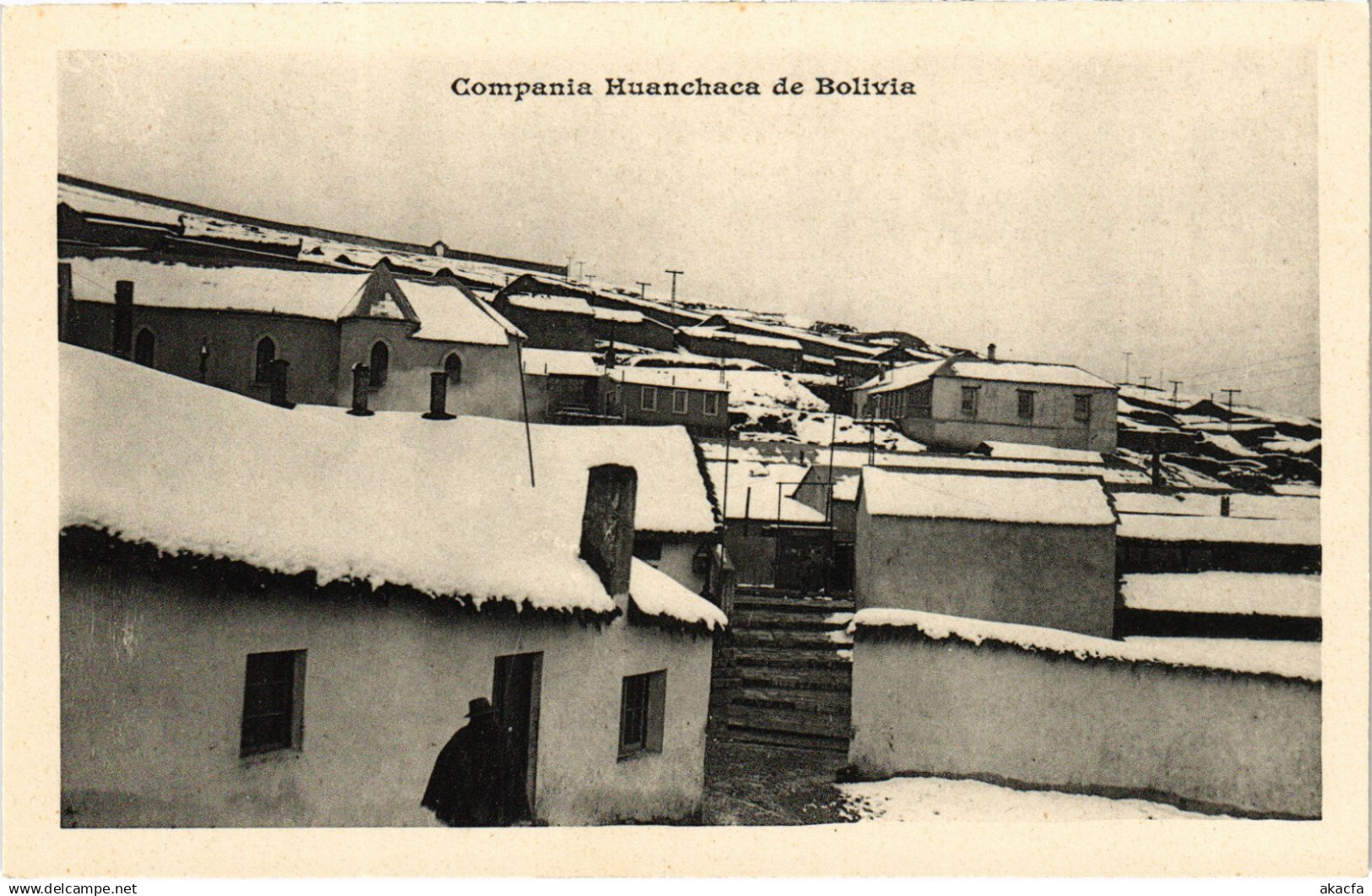 PC BOLIVIA, COMPANIA HUANCHACA DE BOLIVIA, Vintage Postcard (b60527)