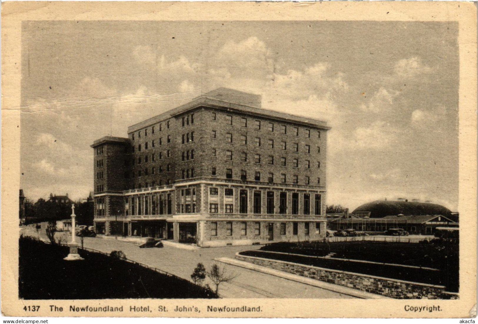 PC CANADA, NEWFOUNDLAND, ST. JOHN'S, HOTEL, Vintage Postcard (b61628)