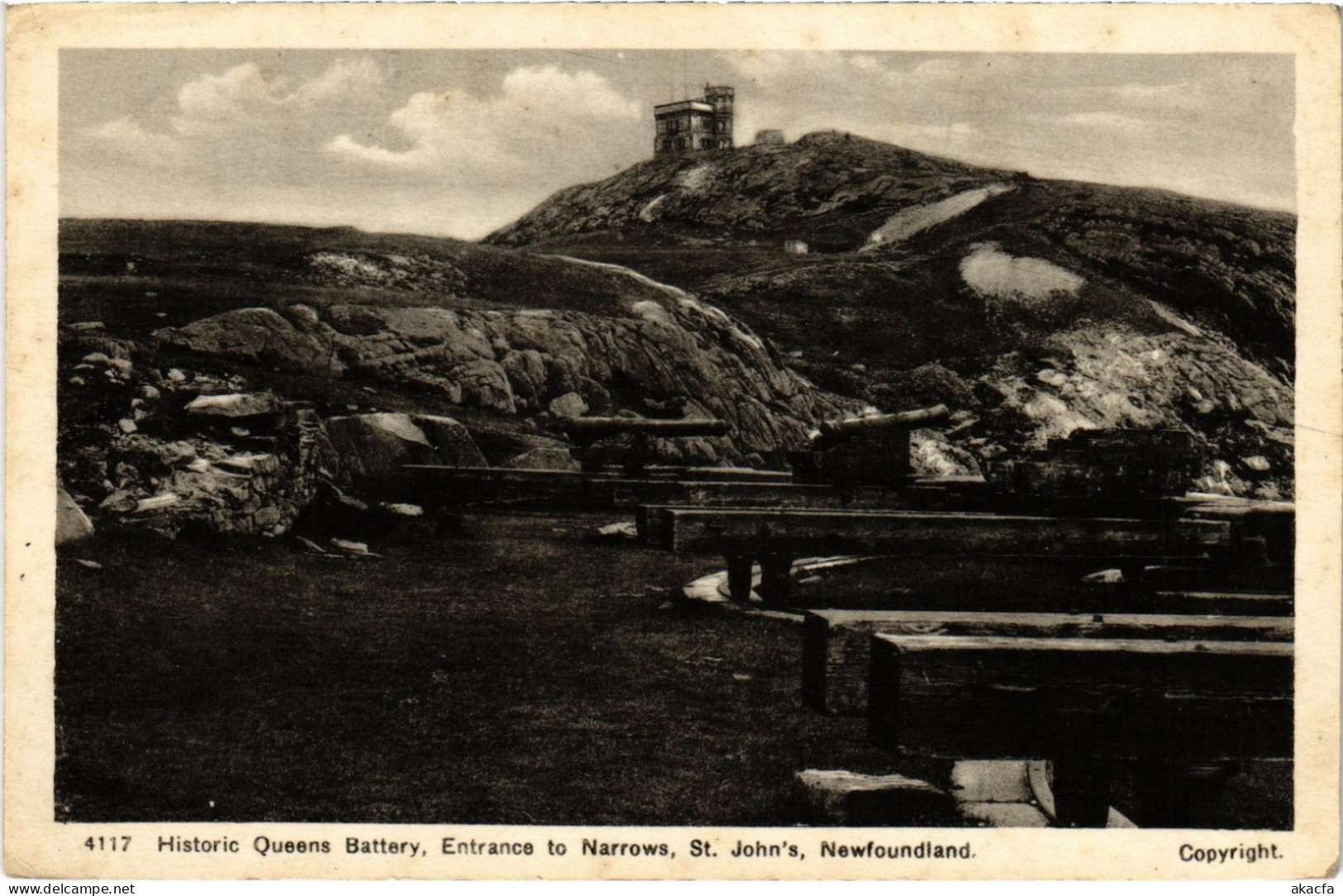 PC CANADA, NEWFOUNDLAND, ST. JOHN'S, NARROWS, Vintage Postcard (b61478)