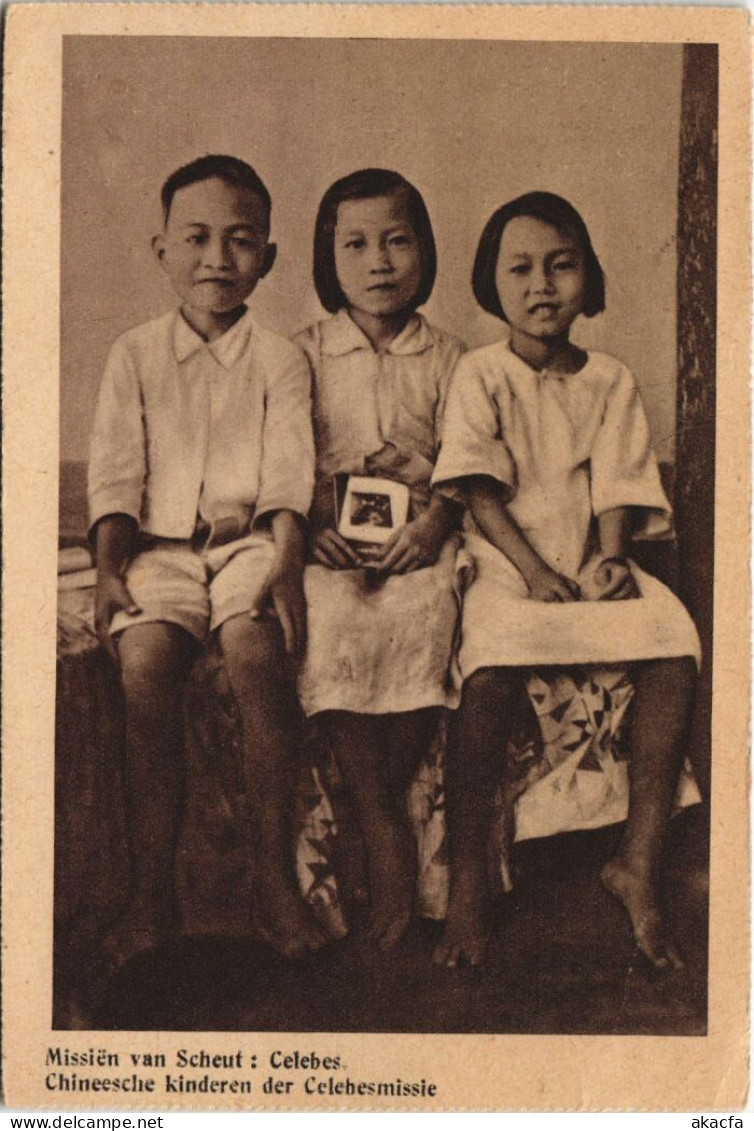 PC CELEBES MISSION CHINEESCHE KINDEREN INDONESIA (a26381)