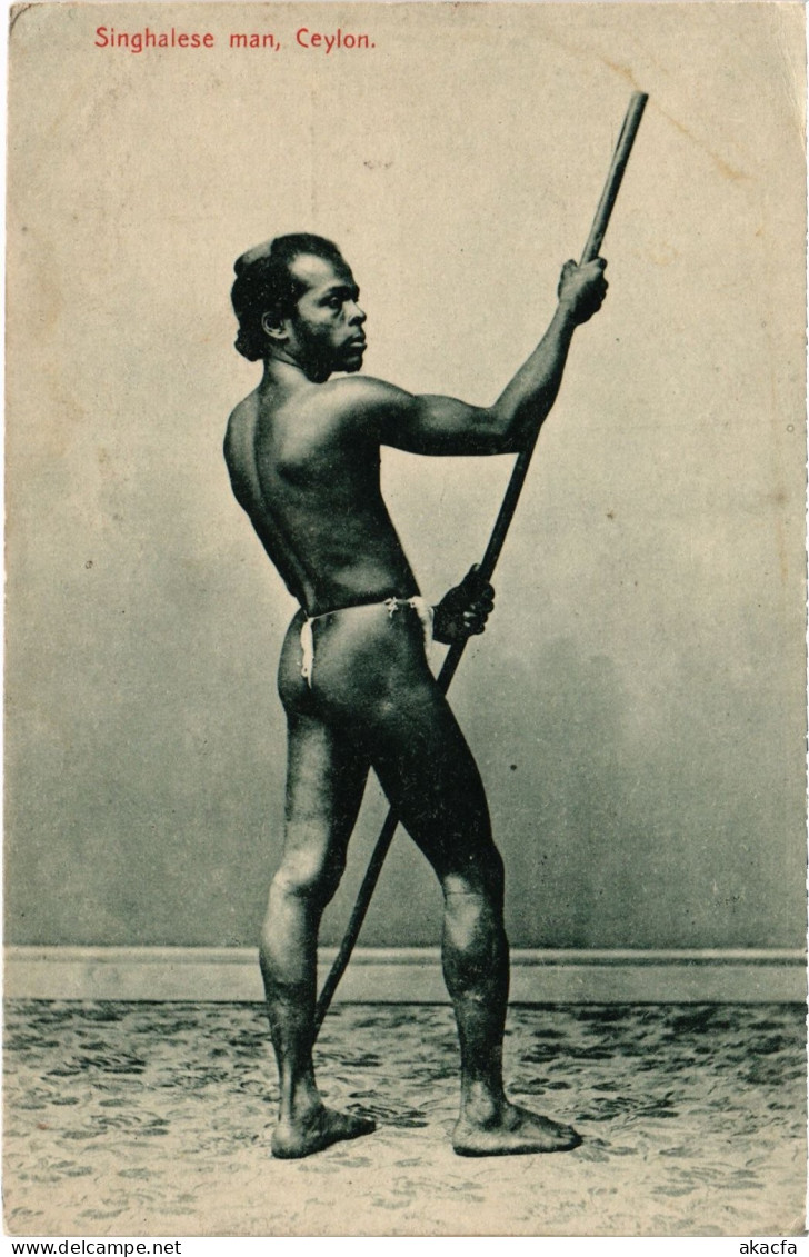 PC CEYLON SRI LANKA SINGHALESE MAN, CEYLON (a75837)