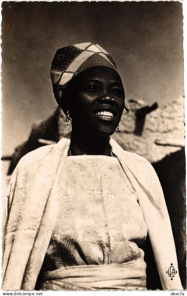 PC CHAD TCHAD JEUNE FILLE FOULBÉ ETHNIC TYPES (a53683)