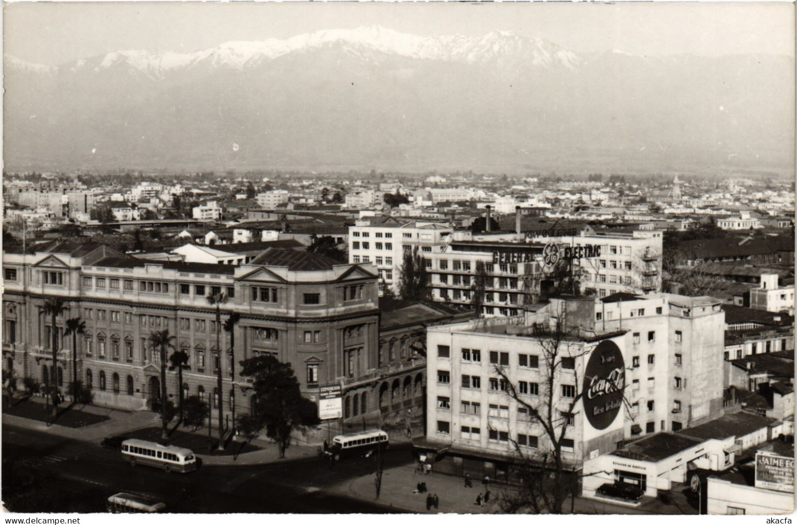 PC CHILE, SANTIAGO DE CHILE, Vintage REAL PHOTO Postcard (b65711)