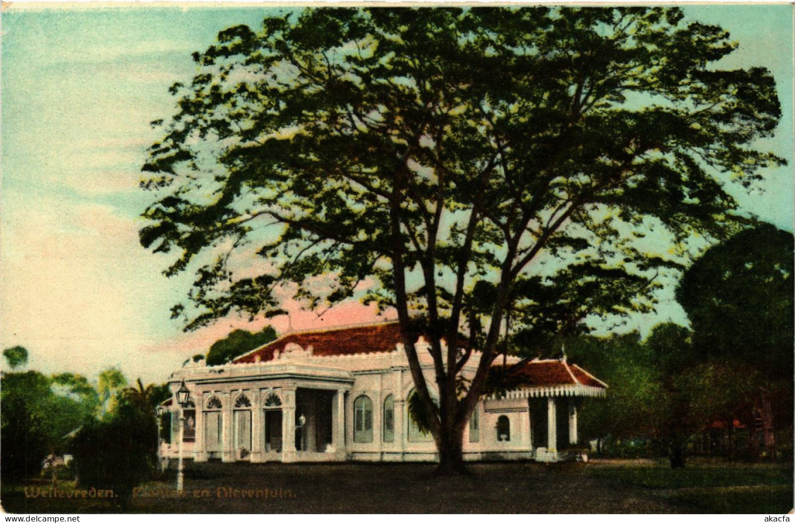 PC CPA WELTEVREDEN Planten en Dierentuin INDONESIA (a16786)