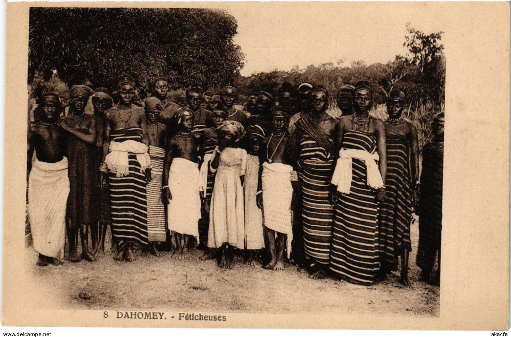 PC DAHOMEY BENIN FÉTICHEUSES (a76090)