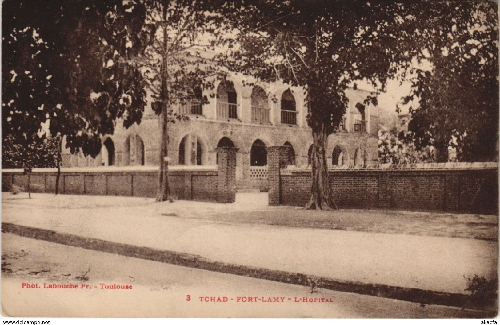 PC FORT-LAMY L'HOPITAL CHAD, TCHAD (a27633)