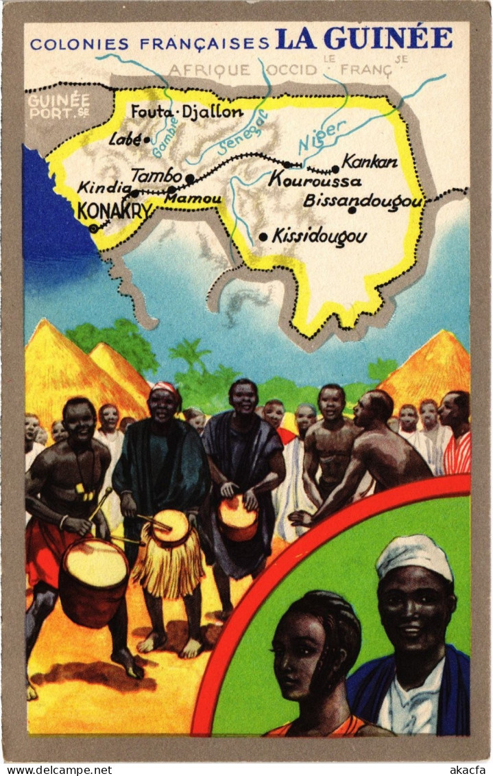 PC FRENCH GUINEA LA GUINÉE (a76164)