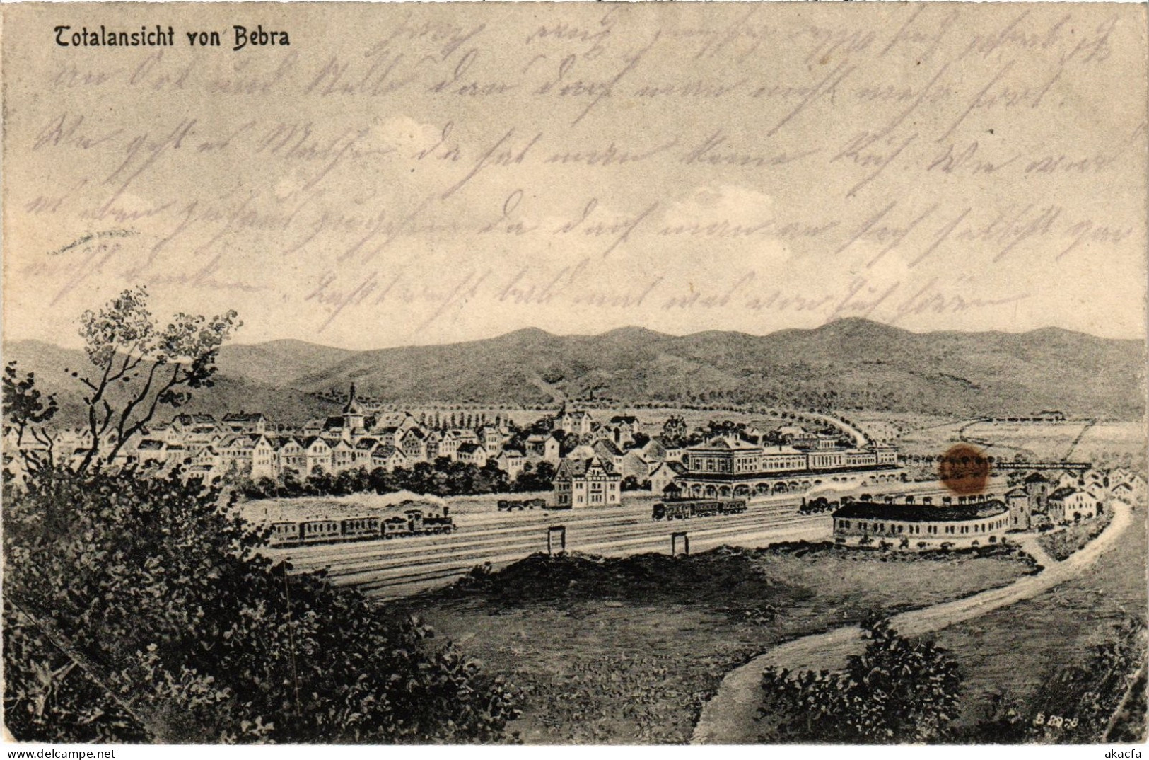 PC GERMANY BEBRA RAILWAY HESSE (a86707)