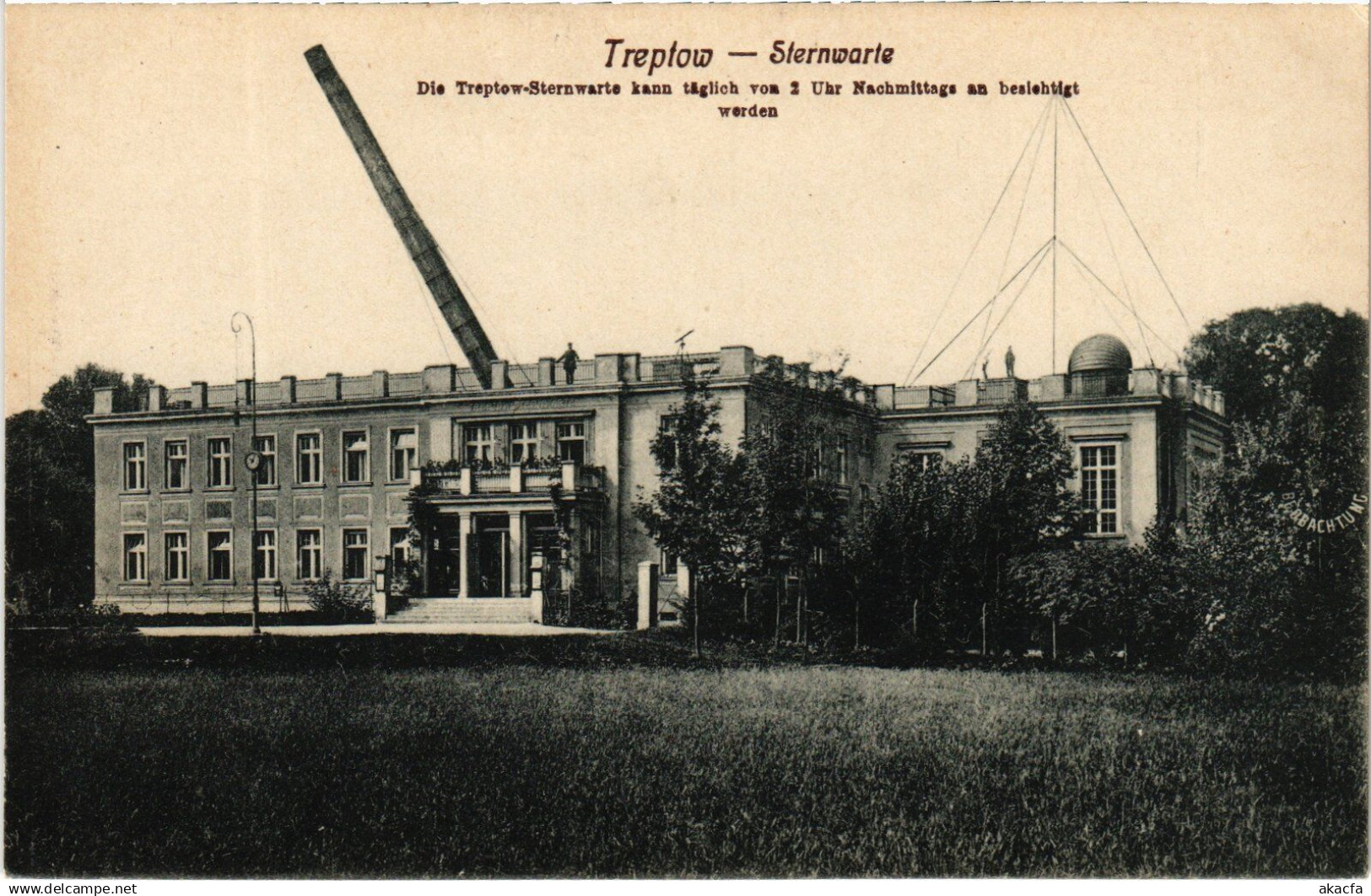 PC GERMANY BERLIN TREPTOW STERNWARTE (a45090)