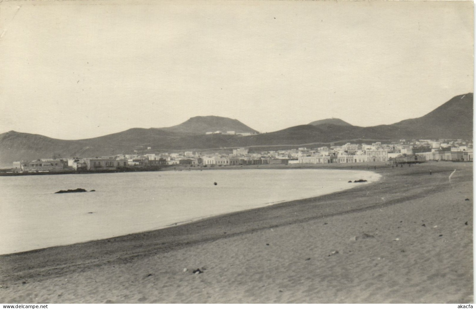 PC GHANA GOLD COAST SEKONDI GENERAL VIEW REAL PHOTO POSTCARD (b69264)
