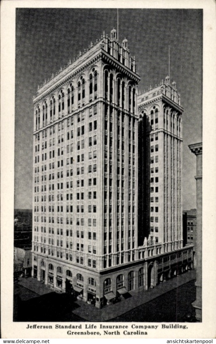 PC Greensboro North Carolina USA, Jefferson Standard Life Insurance Company Building