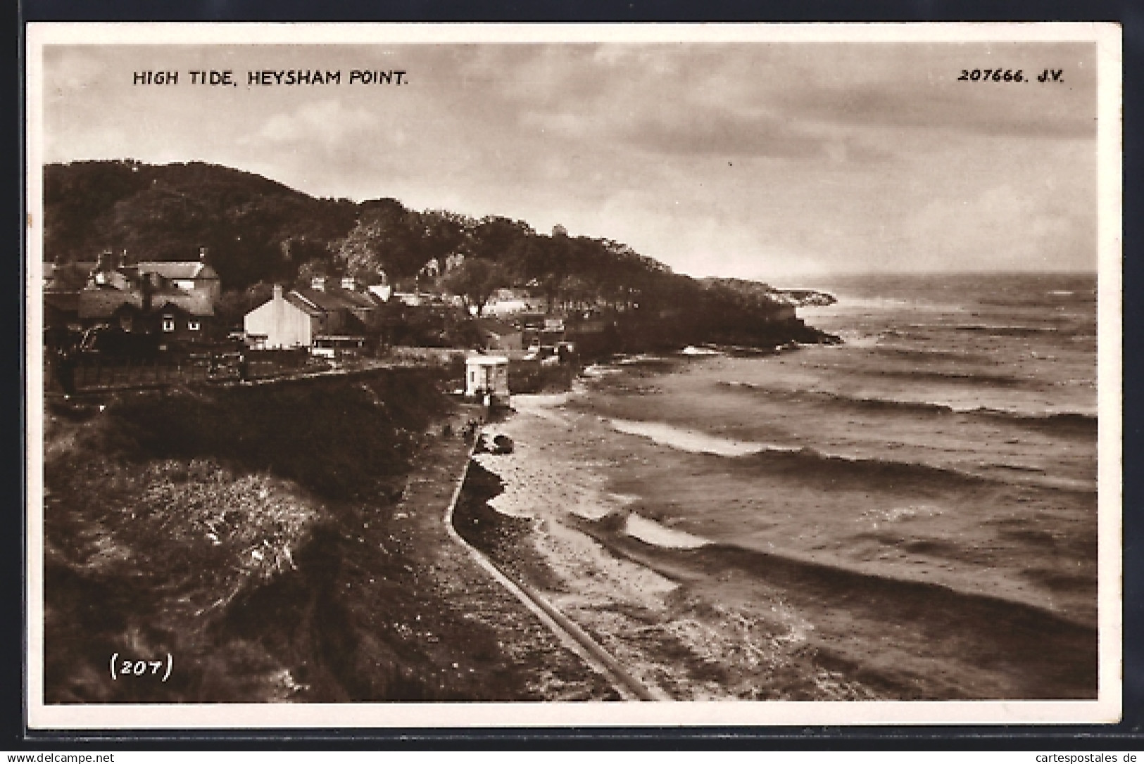 Pc Heysham, High Tide at Heysham Point