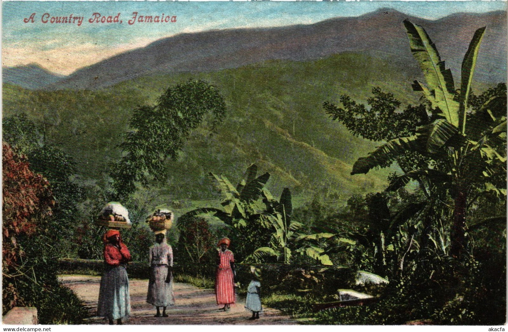 PC JAMAICA A COUNTRY ROAD, JAMAICA (a79406)