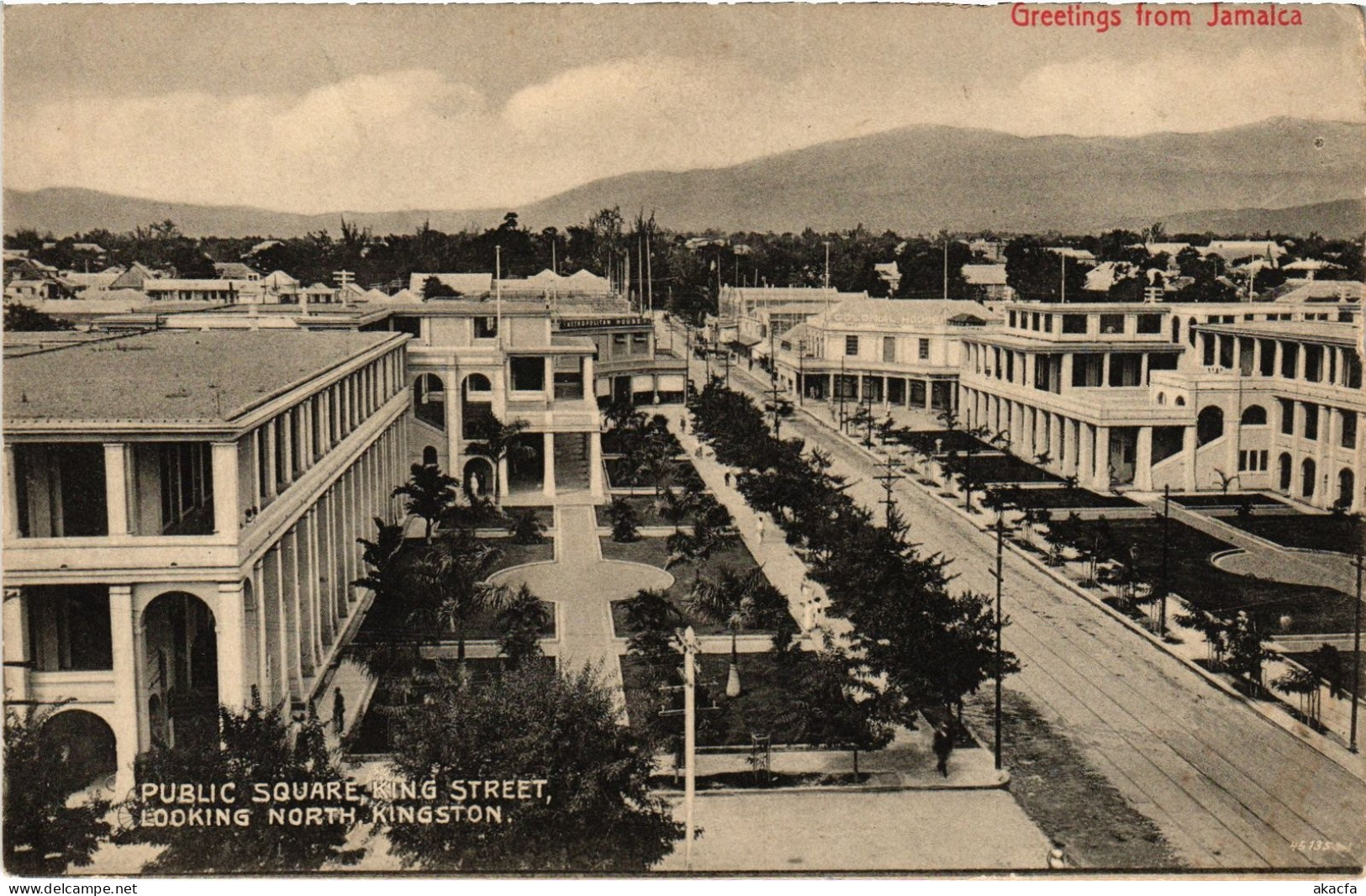 PC JAMAICA GREETINGS FROM JAMAICA (a79409)