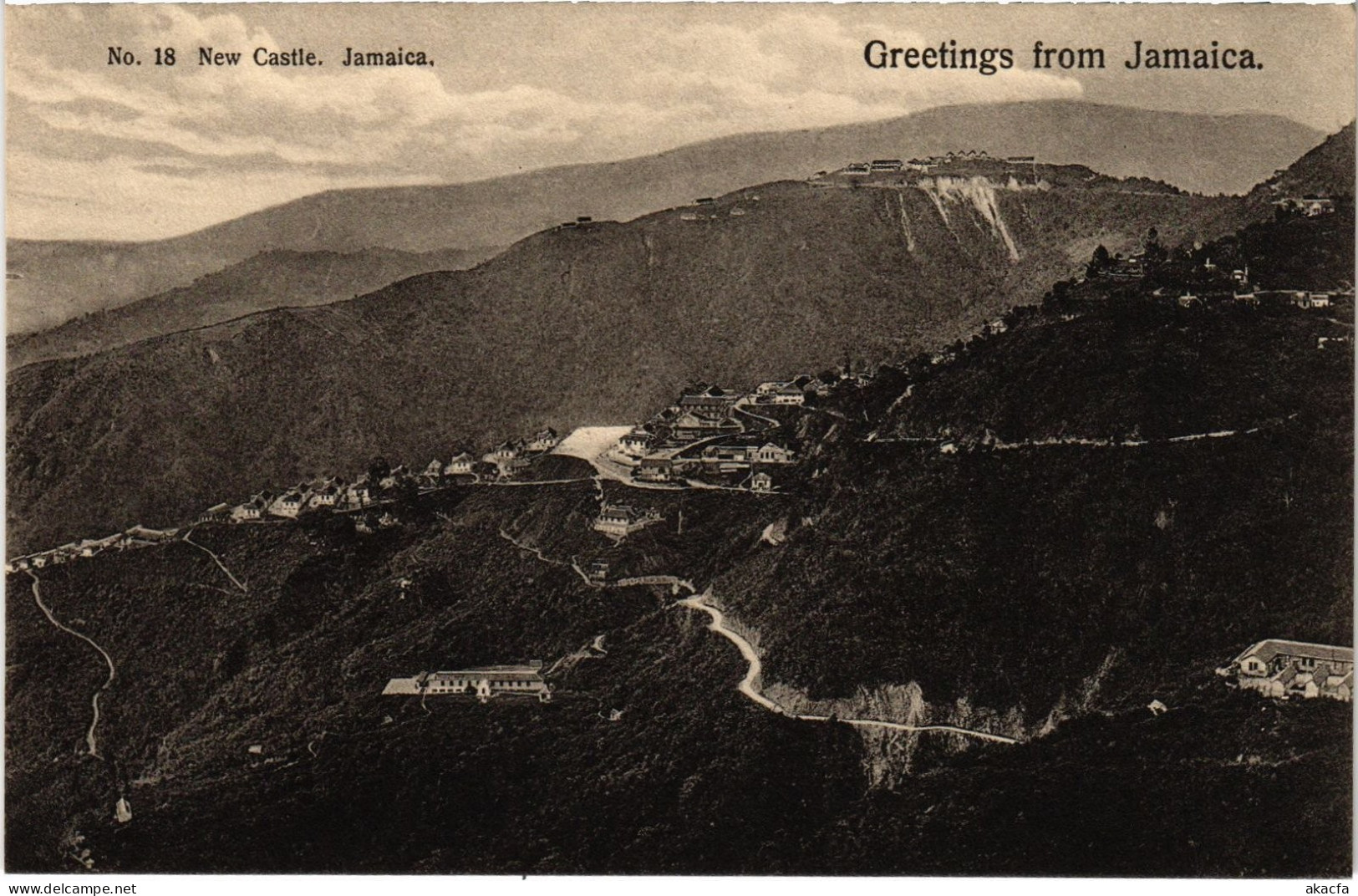 PC JAMAICA GREETINGS FROM JAMAICA. (a79432)