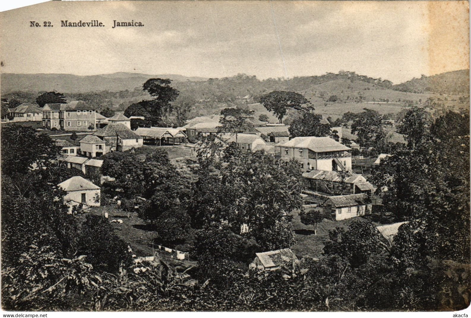 PC JAMAICA NO. 22. MANDEVILLE. JAMAICA. (a79478)