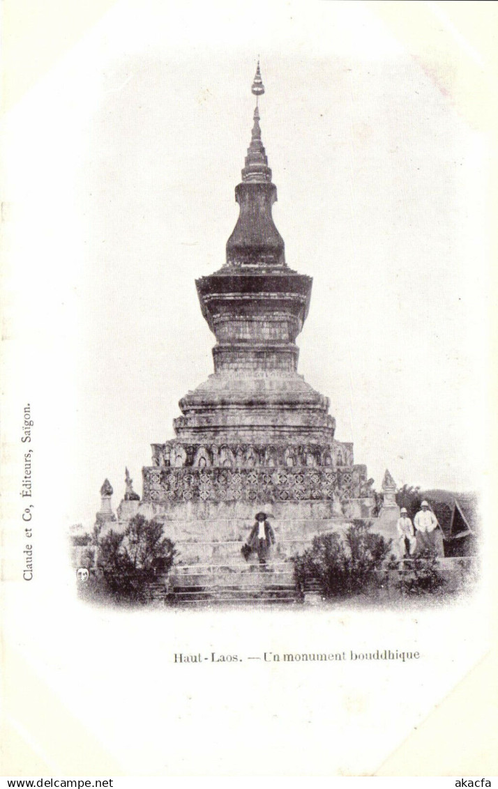 PC LAOS HAUT LAOS UN MONUMENT BOUDDHIQUE (b23414)