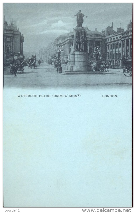 PC - London Londen - Waterloo Place - Crimea Mont