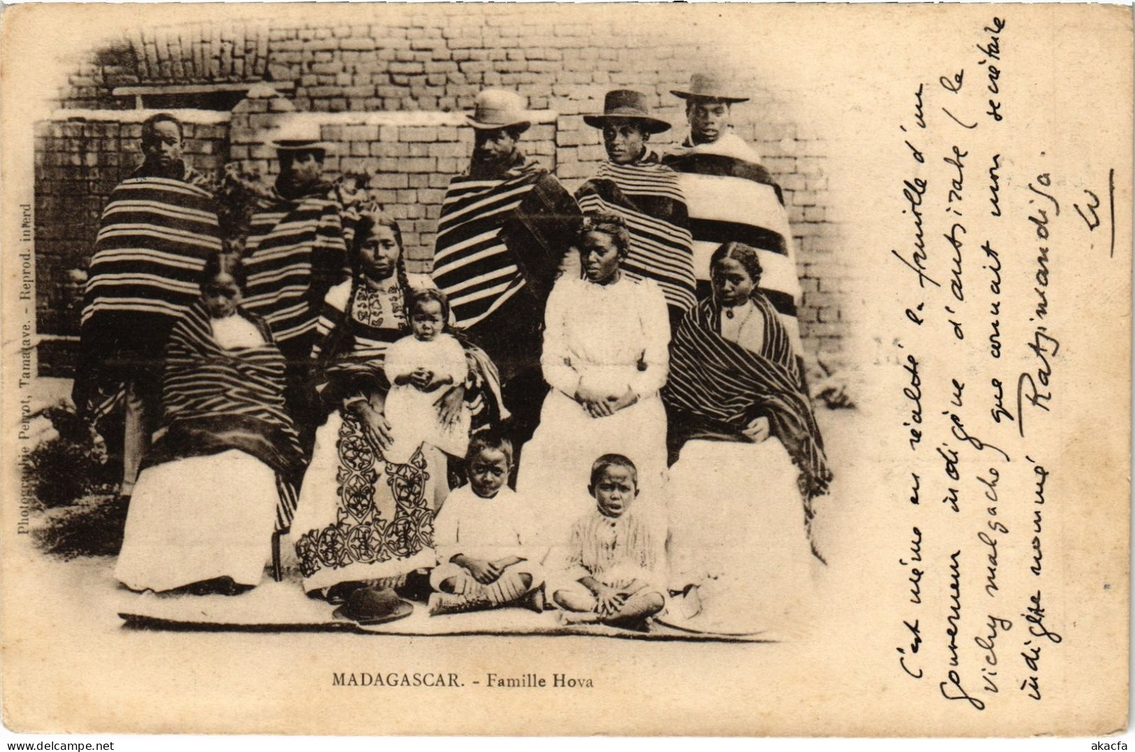 PC MADAGASCAR FAMILLE HOVA MADAGASCAR (a76250)