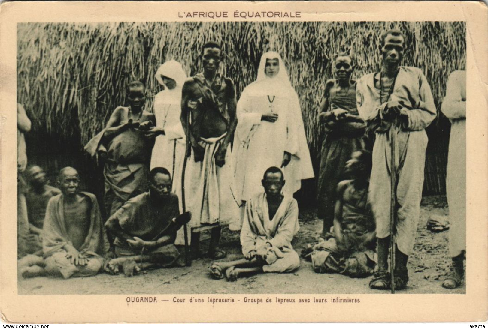 PC MISSIONARIES COUR D'UNE LEROSERIE INFIRMIERE UGANDA (a28607)