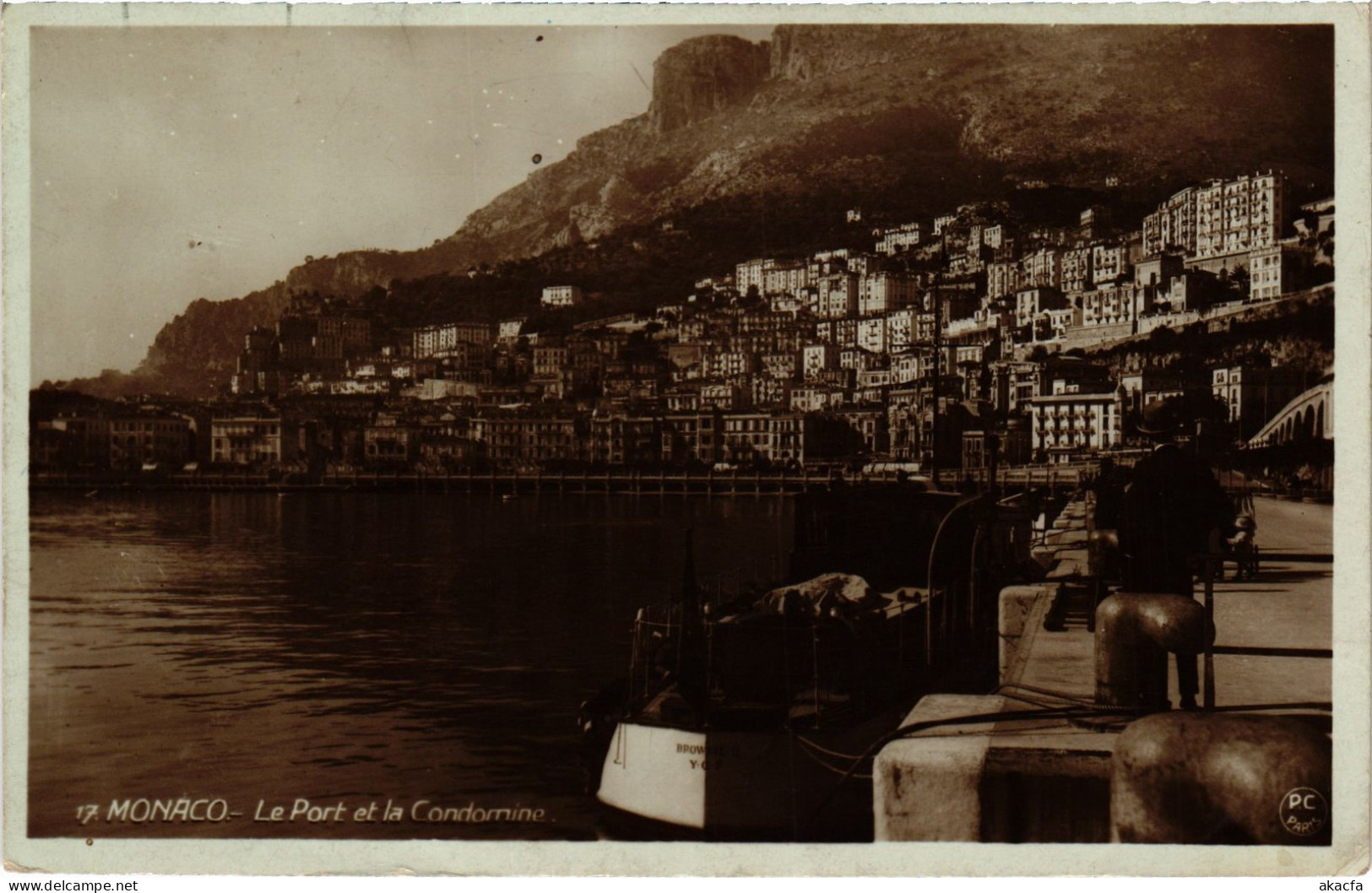 PC MONACO.- LE PORT ET LA CONDAMINE (a75696)