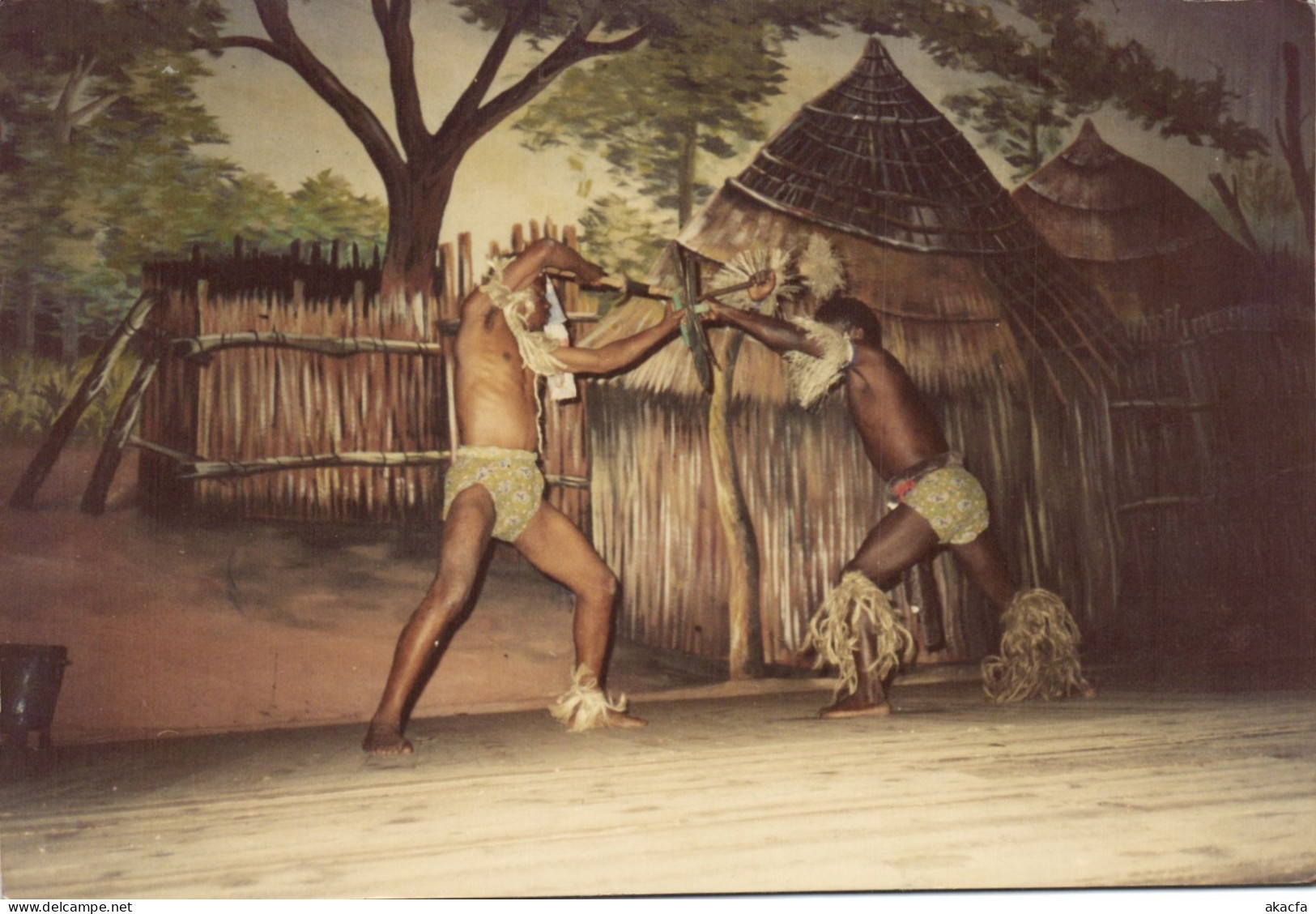 PC MOZAMBIQUE BEIRA FOLKLORE MODERN POSTCARD (b68788)