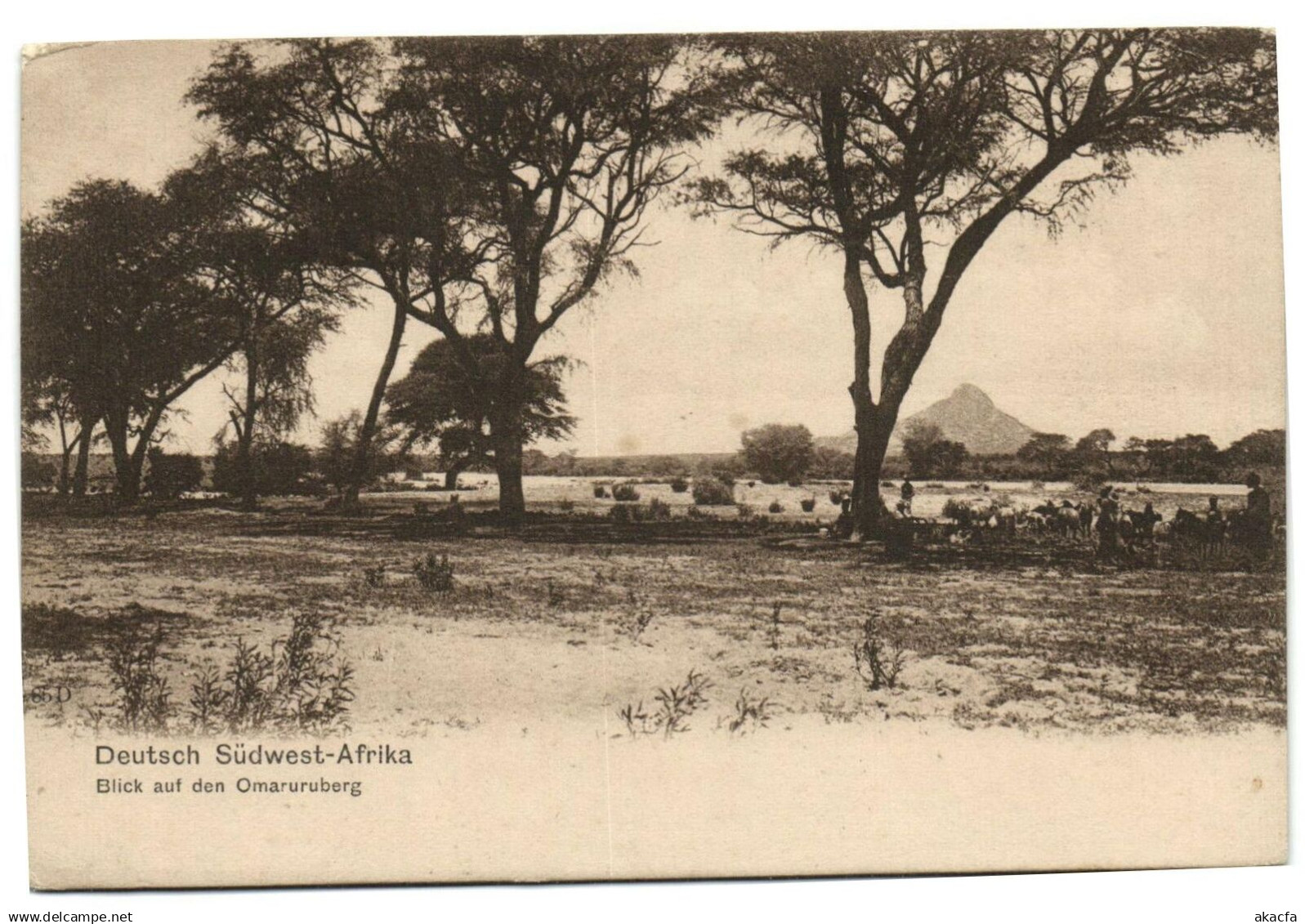 PC NAMIBIA, GERMAN SW AFRICA, OMARURUBERG, Vintage Postcard (b33581)