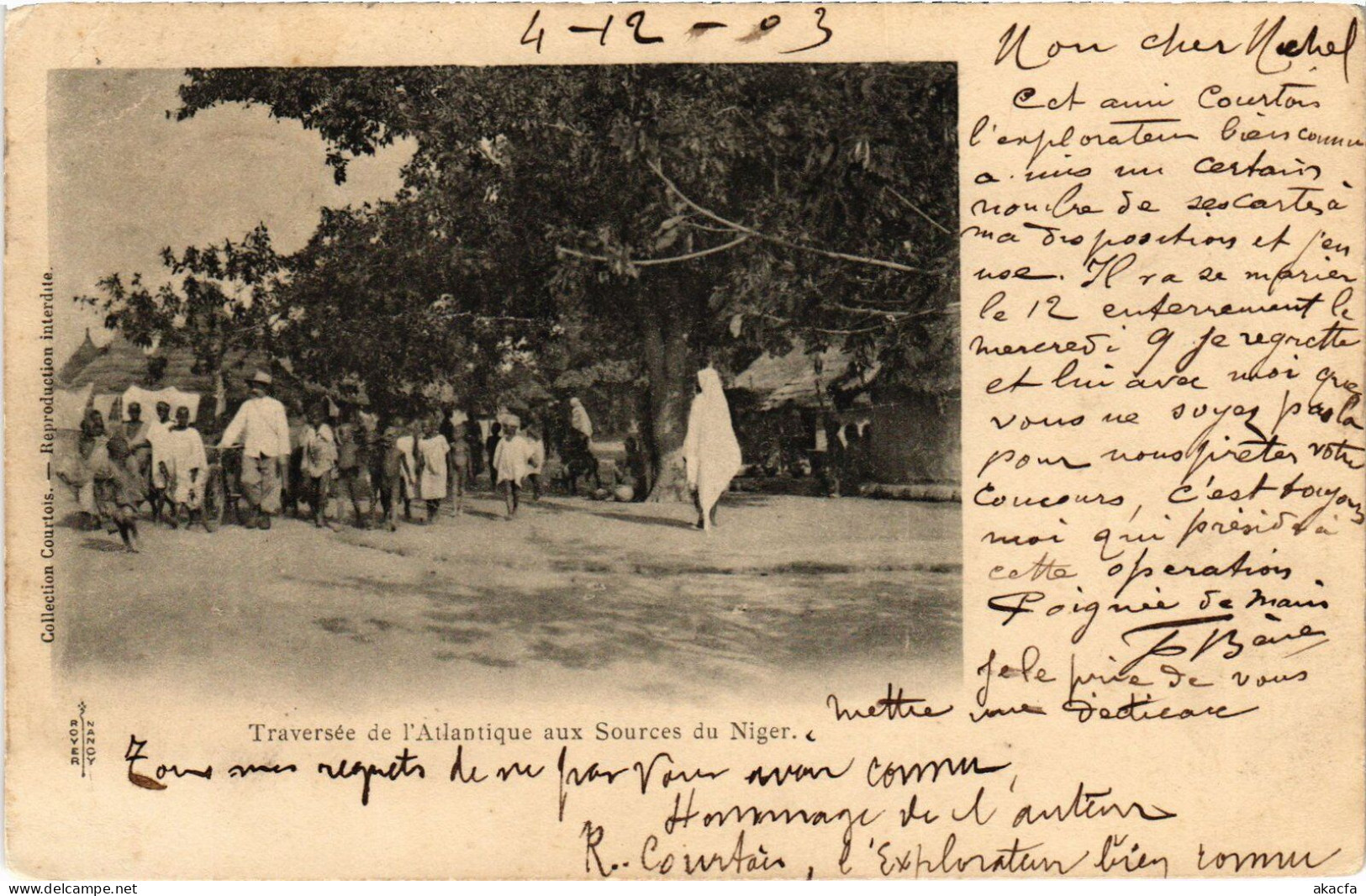 PC NIGER TRAVERSÉE DE L'ATLANTIQUE AUX SOURCES DU NIGER ETHNIC TYPES (a53556)