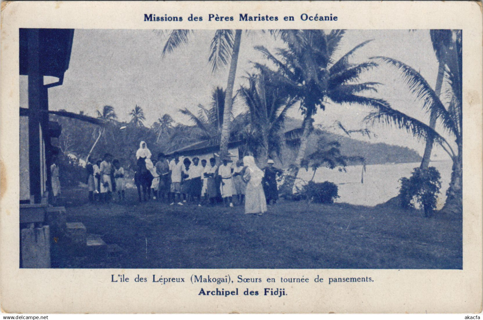 PC OCEANIA, ARCHIPEL DES FIDJI, Vintage Postcard (b44297)