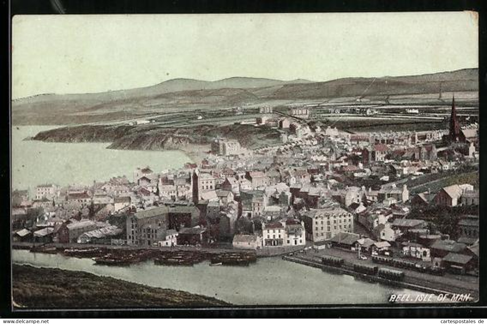 Pc Peel /Isle of Man, Panoramic View