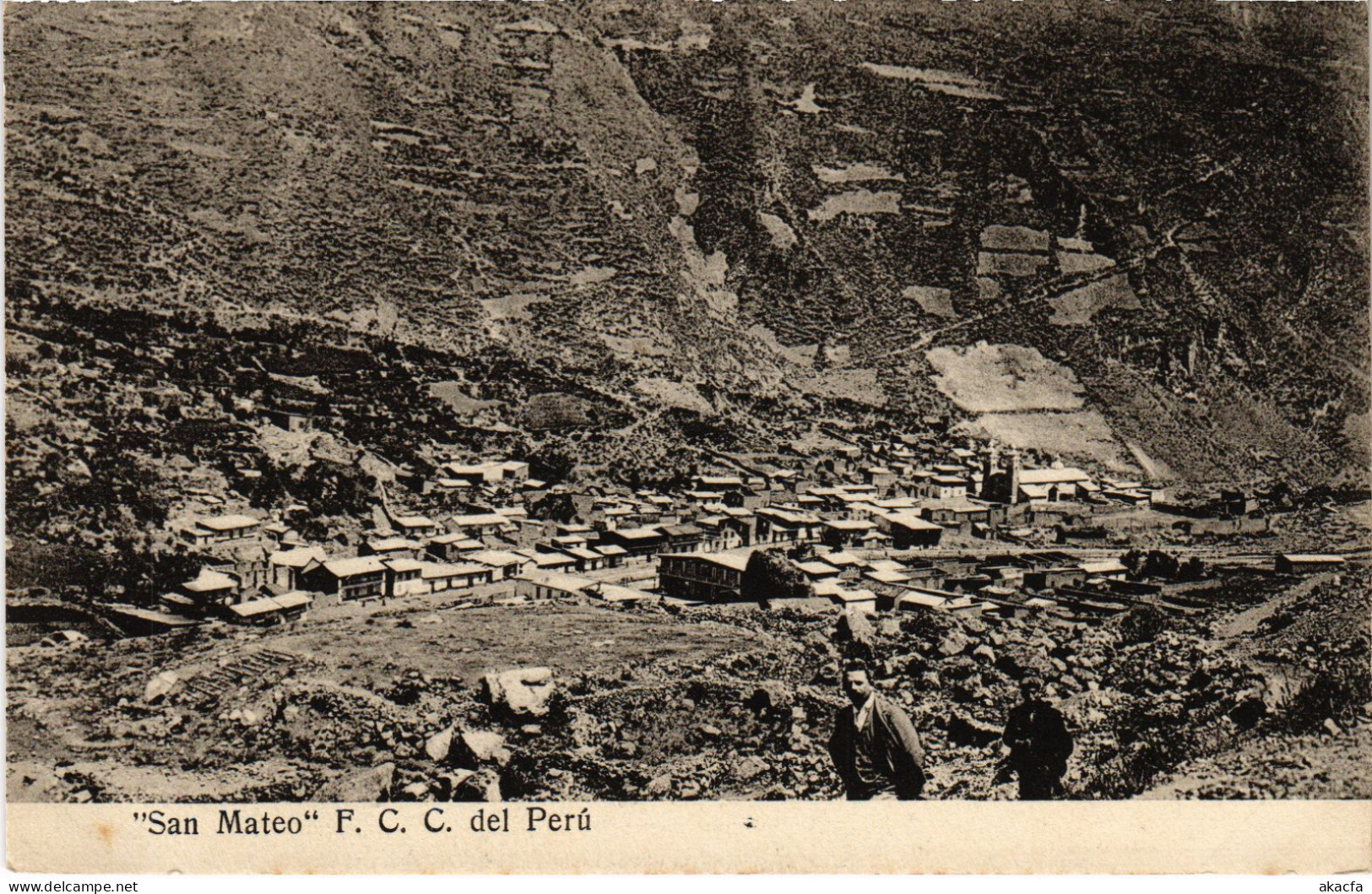 PC PERU, SAN MATEO F.C.C. DEL PERU, Vintage Postcard (b59649)
