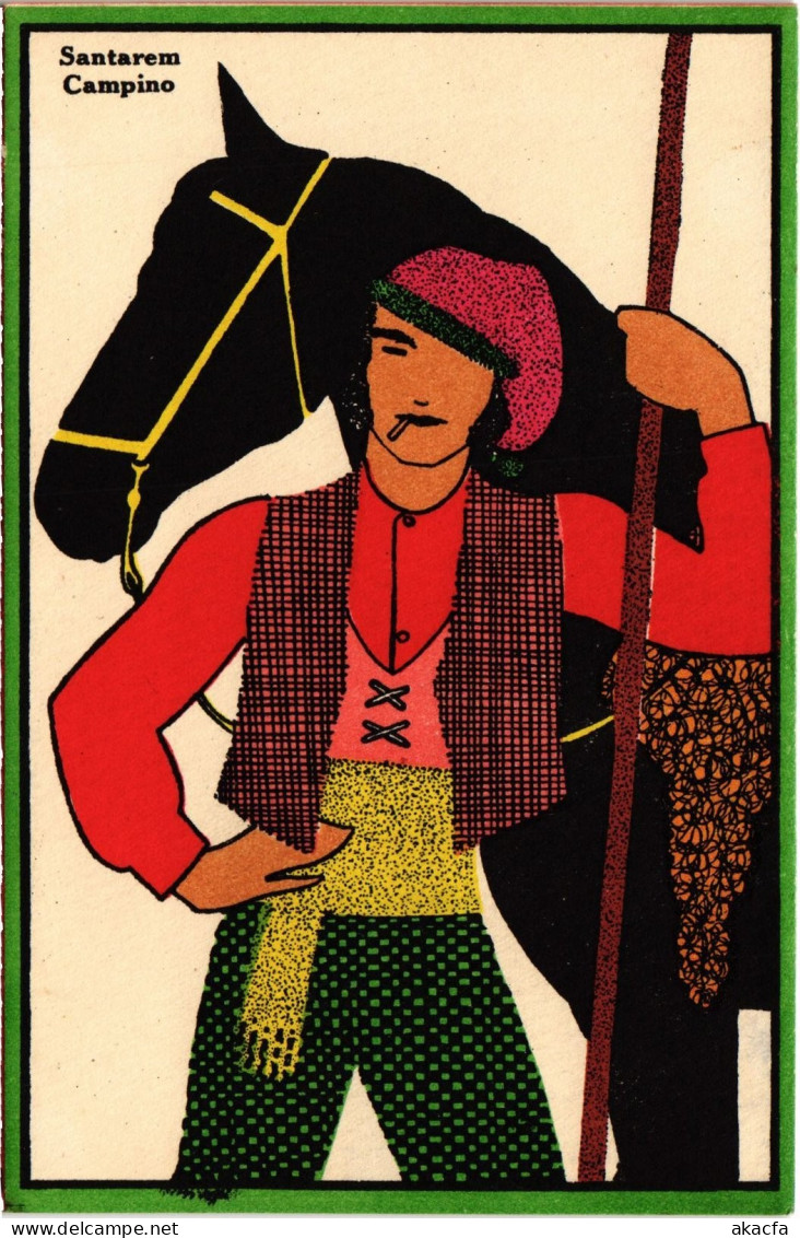 PC PORTUGAL SANTAREM CAMPINO FOLKLORE (a83354)