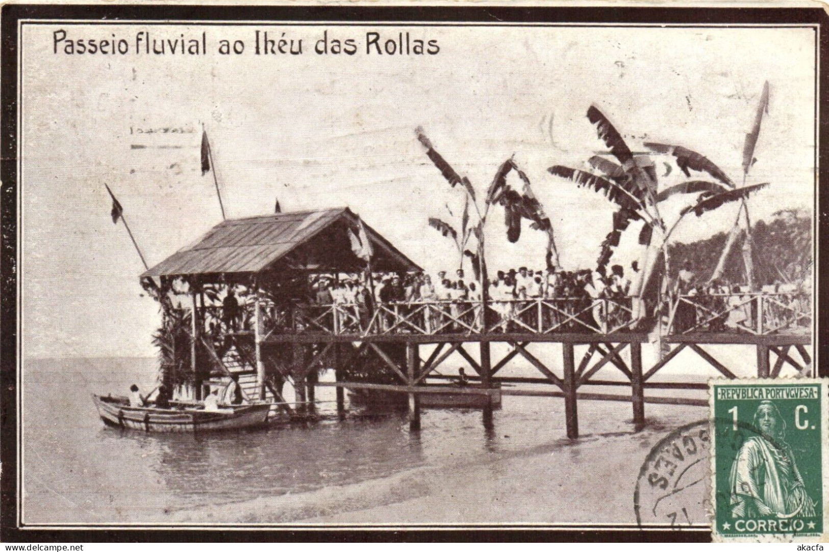 PC SAO TOME AND PRINCIPE AFRICA PASSEIO FLUVIAL AO IHEU DAS ROLLAS (b54371)