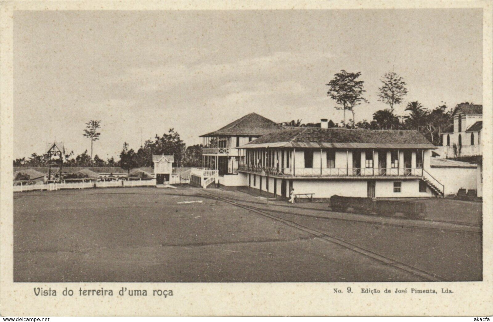 PC SAO TOME AND PRINCIPE AFRICA VISTA DO TERREIRA D'UMA ROCA (b54374)