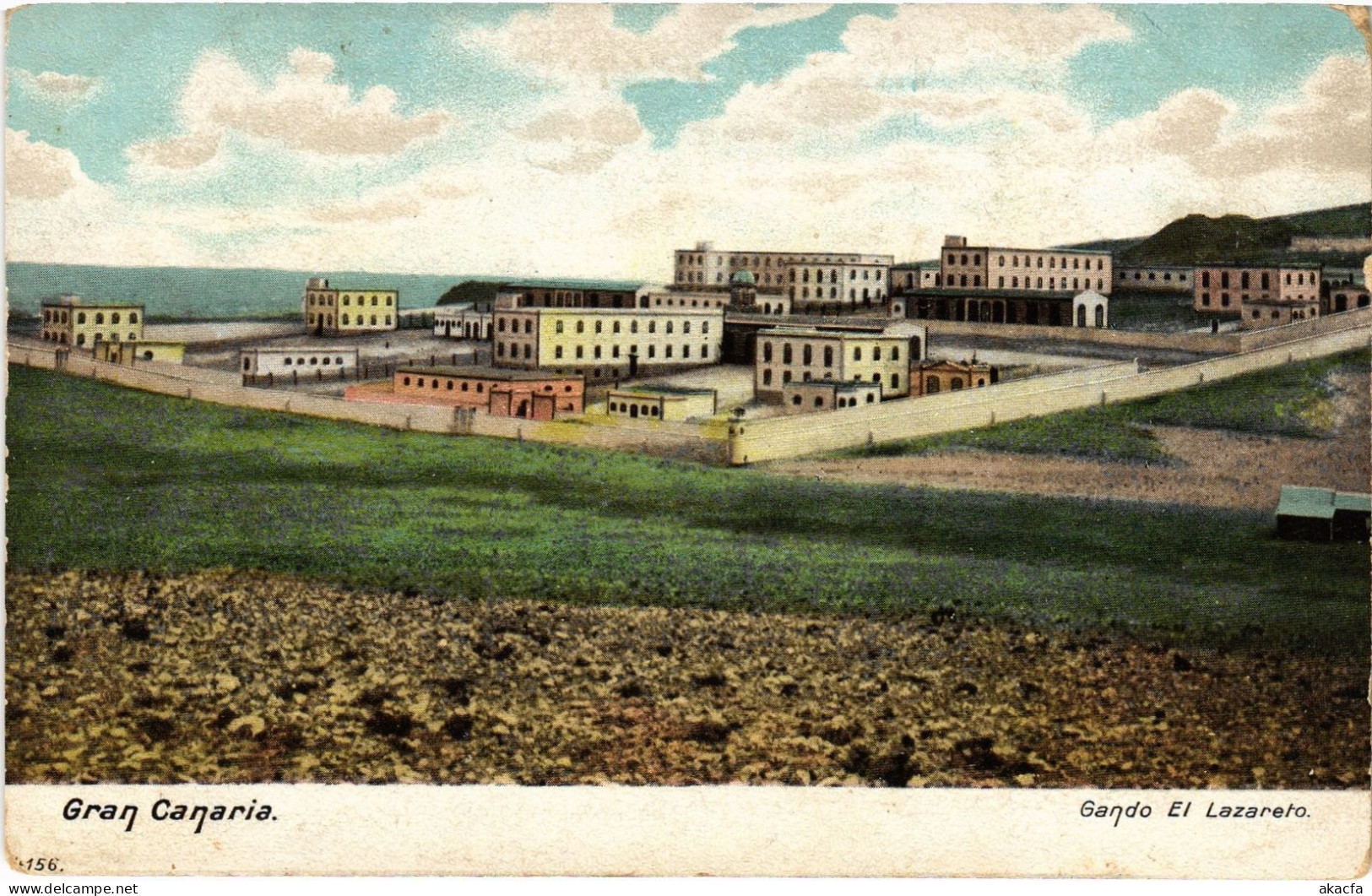 PC SPAIN GRAN CANARIA GANDO EL LAZARETO. GRAN CANARIA. (a80421)
