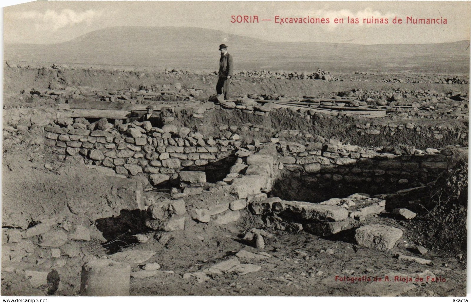 PC SPAIN SORIA - EXCAVACIONES EN LAS RUINAS DE NUMANCIA (a79979)