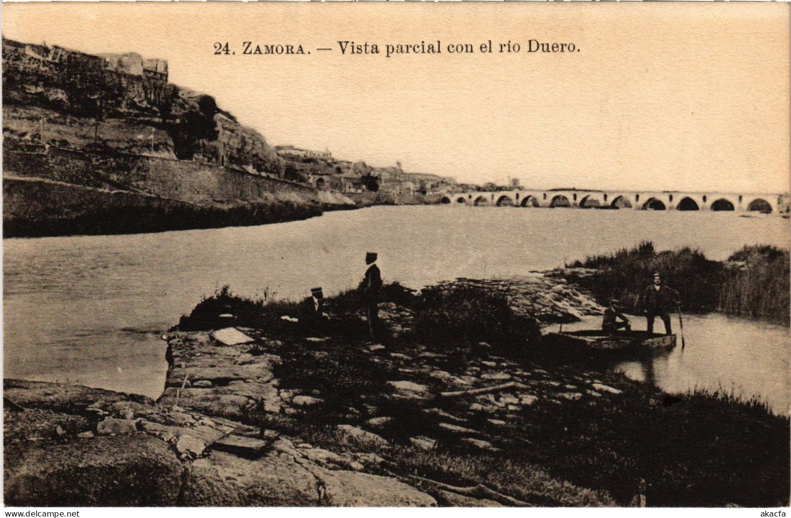 PC SPAIN ZAMORA - VISTA PARCIAL CON EL RÍO DUERO (a79984)
