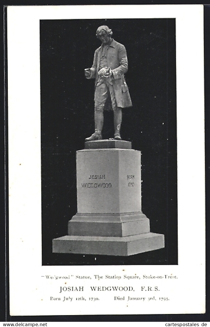 Pc Stoke-on-Trent, Statue of Josiah Wedgewood, The Station Square