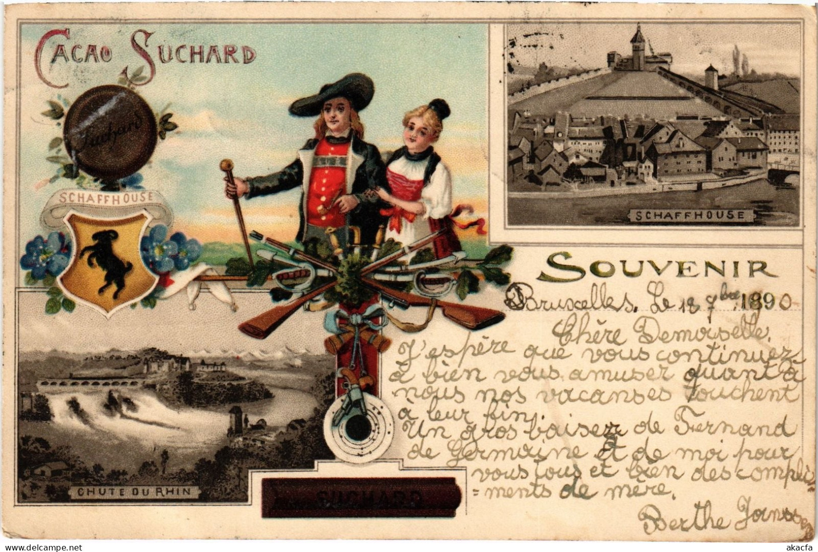 PC SWITZERLAND CACAO SUCHARD SCHAFFHOUSE (a79099)