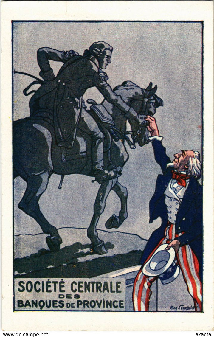 PC US, PROPAGANDA/POLITICS, SOCIÉTÉ CENTRALE, VINTAGE POSTCARD (b16321)